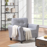 3 Piece Living Room Set Including Sofa, love Seat and Chair