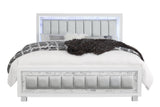 Skye - Marble Full Bed - White