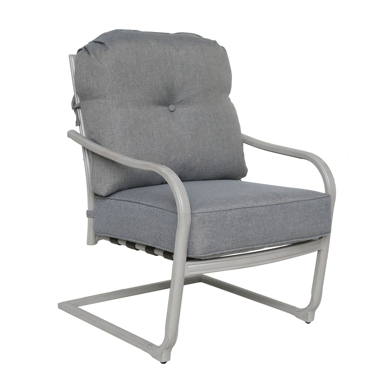 Aluminum C Spring Chair (Set of 2) - Basalt