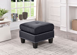 Nailer Ottoman - Black