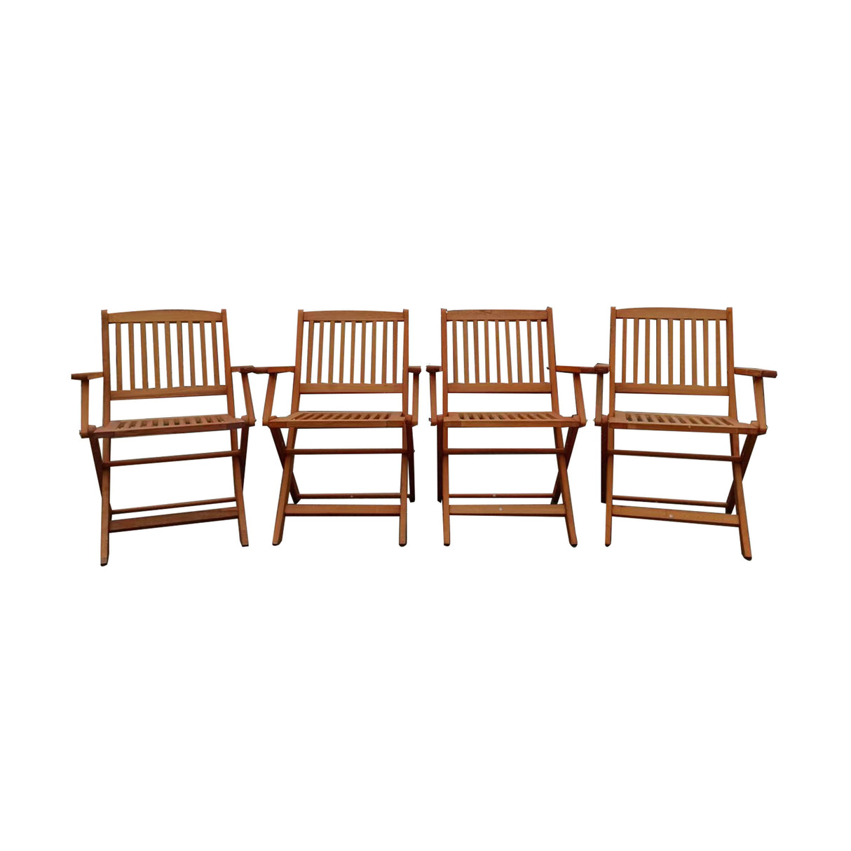 Foldable Patio chair Set (Set of 4) - Teak