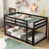 Twin Over Twin Floor Bunk Bed