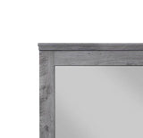 Vidalia - Rustic Mirror - Gray / Oak