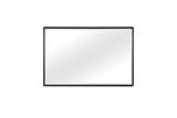 Rectangle Wood Mirror - Black