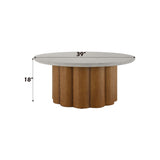 Evenlyn - Faux Concrete Top Table