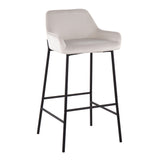 Daniella - Industrial Fixed Height Bar Stool (Set of 2)