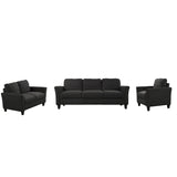 3 PC Living Room Set With Sofa, Love Seat and Chair