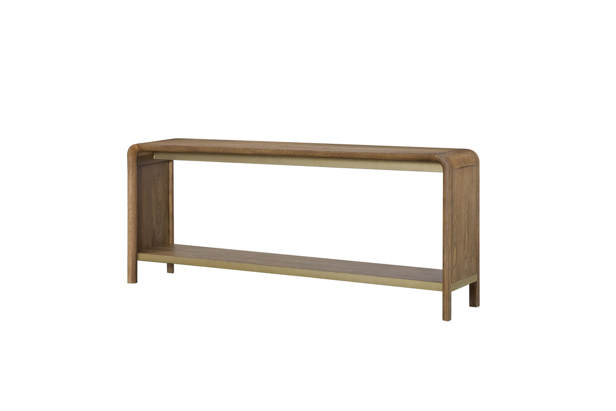 Waterfall - Console Table - Light Brown