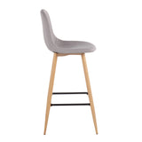 Pebble - Mid Century Modern Barstool (Set of 2)