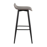 Ale - Contemporary Fixed Height Bar Stool (Set of 2)