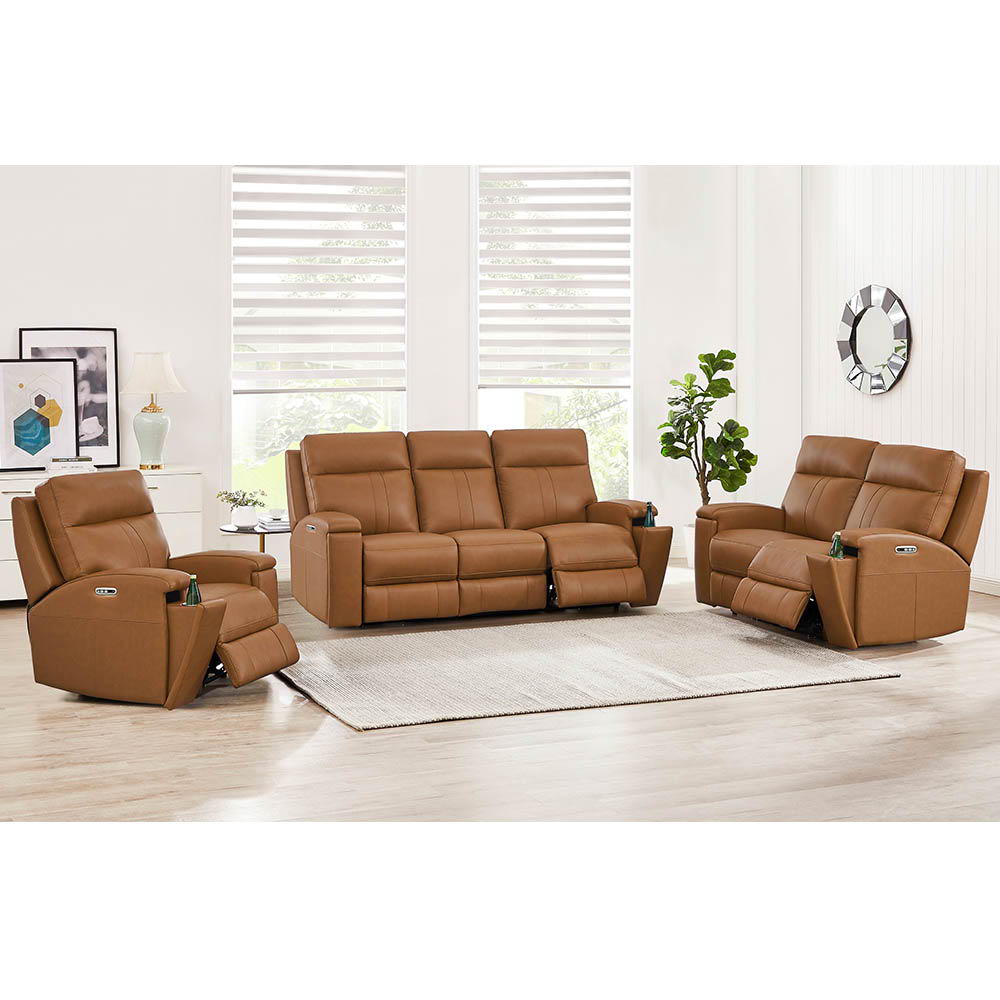 Venice - Power Headrest, Zero Gravity Reclining Sofa - Brown