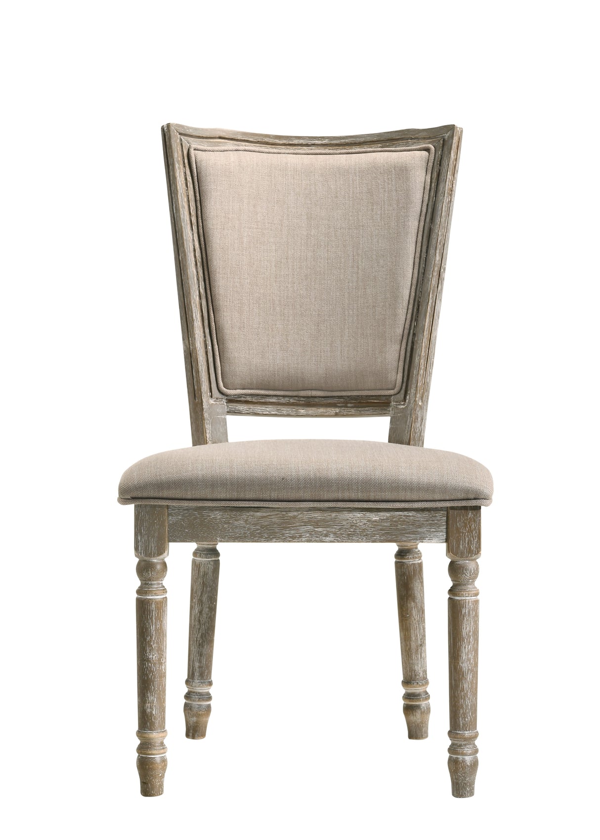 Gabrian - Two Tone, Reclaimed Side Chair (Set of 2) - Beige / Gray