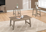 Table Set: Coffee, End, Side, Accent, Living Room, Transitional (Set of 3) - Taupe