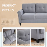 3 Piece Living Room Set Including Sofa, love Seat and Chair