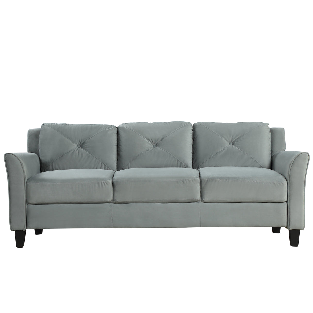 Tufted 3 Piece Living room Set Sofa, love Seat and Chair - Foam Green