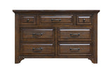 Verna - 7 Drawer Dresser - Brown