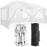 10'X20' Folding Canopy With 6 Removable Sidewalls Outdoor Event Shelter UPF 50+ Gazebo Portable Tents For Parties Beach Camping Wedding Ez Pop Up Canopy