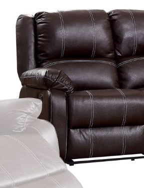 Zuriel - Synthetic Leather Recliner Loveseat