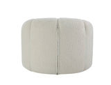 Osmash - Teddy Sherpa Chair With Swivel - White