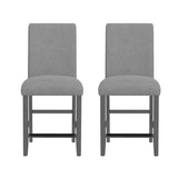 Zeph - Upholstered Barstools (Set of 2) - Gray