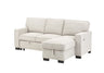 Estelle - Fabric Reversible Sleeper Sectional With Storage Chaise Drop-Down Table 2 Cup Holders And 2 USB Ports