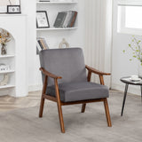 Accent Chair, Classic Mid Century Modern For Extra Seating