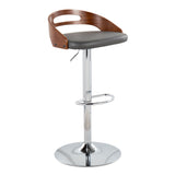 Cassis - Mid-Century Modern Adjustable Barstool With Swivel