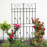 Metal Garden Trellis Rustproof For Climbing Plants Outdoor Flower Support