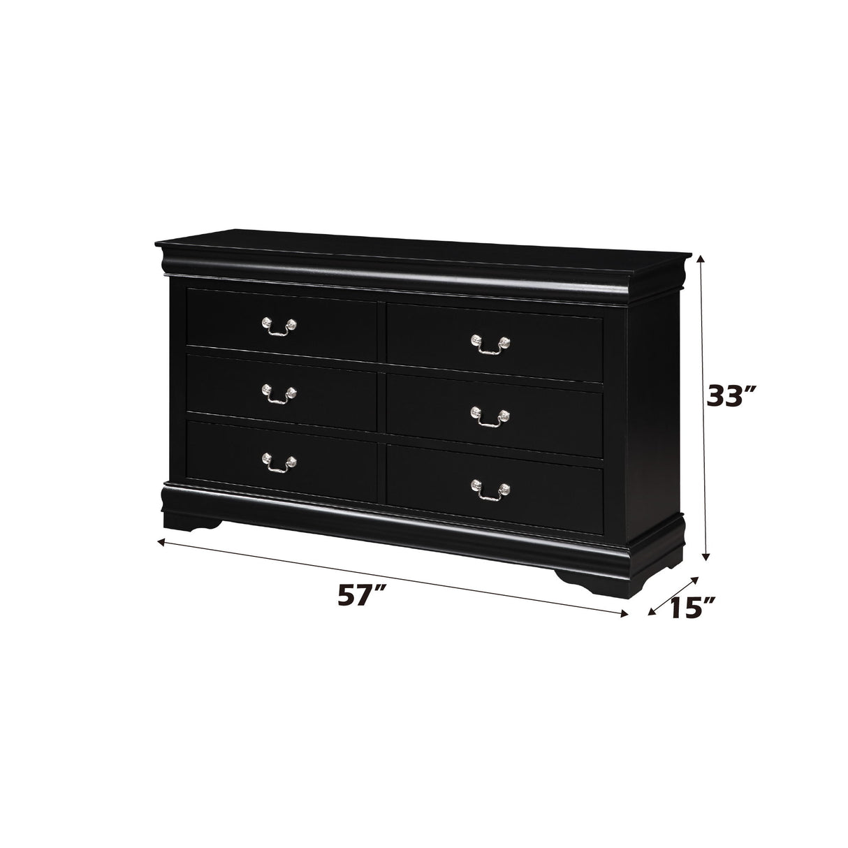 Louis Philippe - Bedroom Dresser, Sleek Design