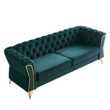 Modern Tufted Velvet Sofa For Living Room