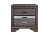 Ryder - Sparkle Nightstand - Gray