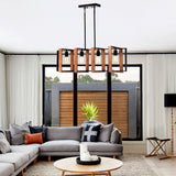 4 Bulb Pendant Light  - Matte Black