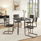 5 Piece DIning Set With Table and 4 Chairs - Gray