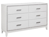 Almera - Glitter Dresser - White