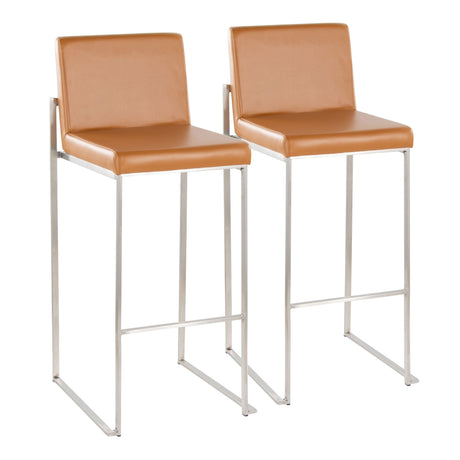 Fuji - Contemporary And Modern Elegance High Back Barstool