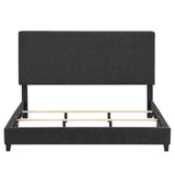 Boucle Upholstered Platform Bed