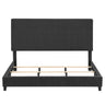 Boucle Upholstered Platform Bed