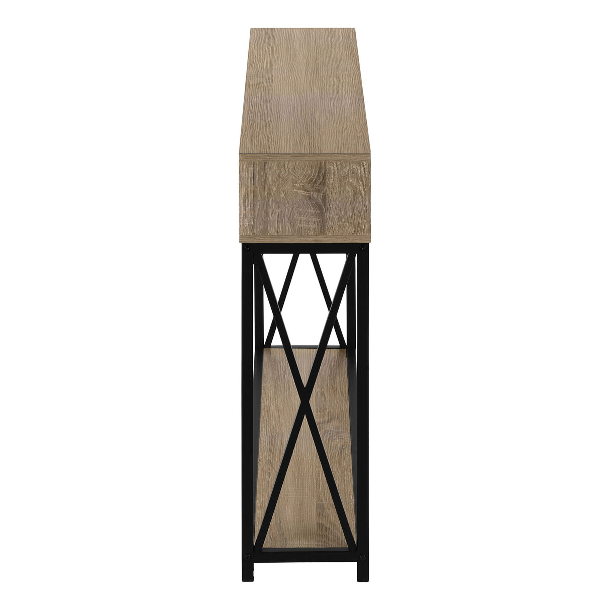 Accent Table, Console, Entryway, Narrow, Sofa, Living Room, Bedroom, Contemporary, Modern - Taupe