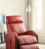 Ricardo - Recliner With Power Lift - Red