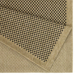 Earth - Indoor / Outdoor Area Rug Polypropylene - Jute / Black