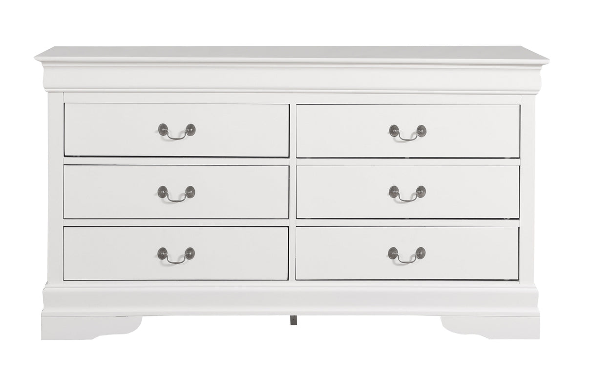 Louis Phillipe - 6-Drawer Dresser