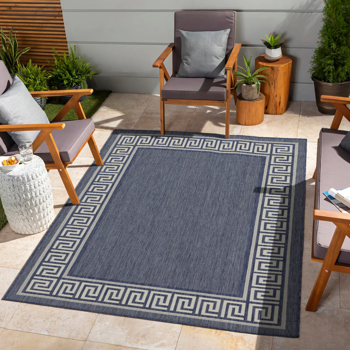 Sunshine - 2'7" X 7'3" Indoor / Outdoor Area Rug - Polypropylene