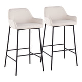 Daniella - Industrial Fixed Height Bar Stool (Set of 2)