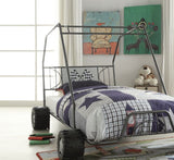 Xander - Twin Go Kart Bed - Gunmetal