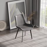 Modern Dining Chair Living Room Metal Leg Dining Chair (Set of 2)