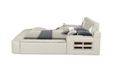 Smart Multifunctional Queen Size Bed - Beige