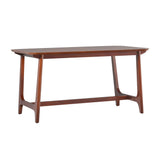 Mid-Century Modern Dining Table With Trestle Base