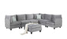 Simona - Velvet Modular Sectional Sofa