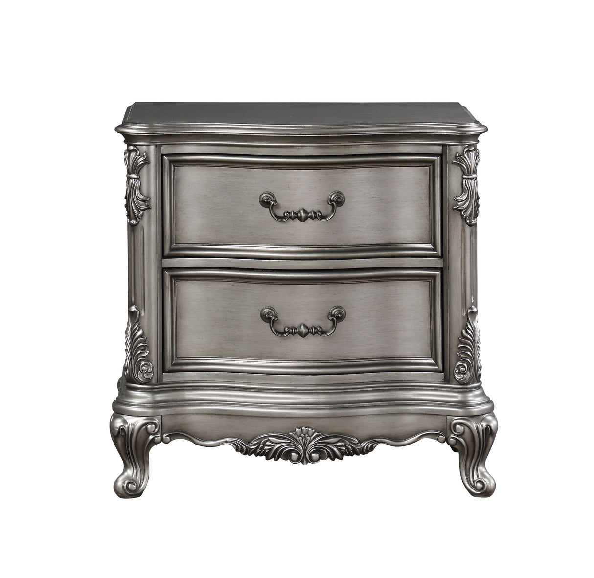 Ariadne - Nightstand - Antique Silver