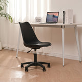 Swivel Adjustable Height Office Chair - Black